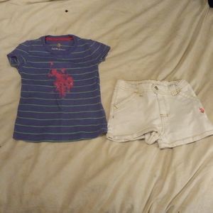 Girls polo outfit size 5/6